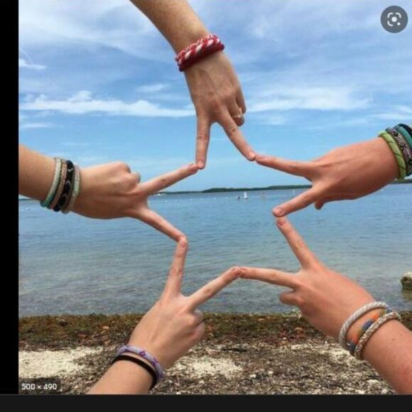 Set of 2 Sashka Mixed Turquoise Glass Beaded Bracelets - Picture 2 of 9